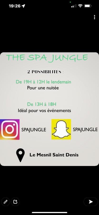 Spa Jungle Le Mesnil-Saint-Denis Exteriér fotografie